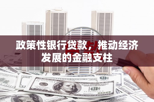 裕华政策性银行贷款，推动经济发展的金融支柱