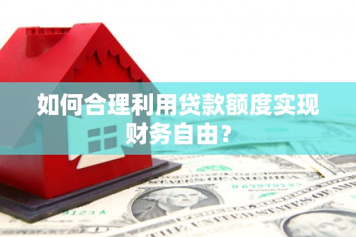 通海如何合理利用贷款额度实现财务自由？