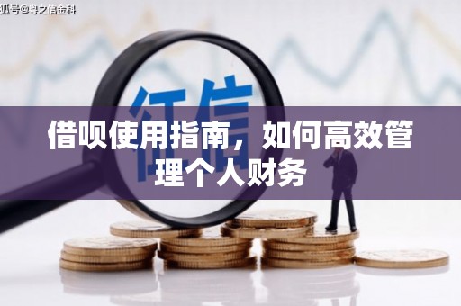 张北借呗使用指南，如何高效管理个人财务