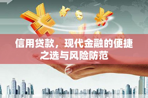 邯郸信用贷款，现代金融的便捷之选与风险防范
