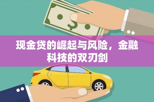 涧西现金贷的崛起与风险，金融科技的双刃剑