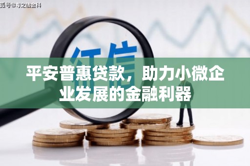 汶川平安普惠贷款，助力小微企业发展的金融利器
