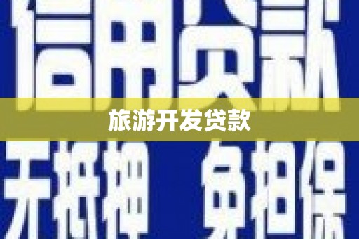 太和旅游开发贷款