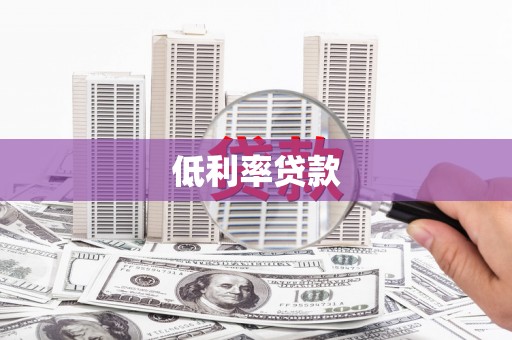关岭低利率贷款
