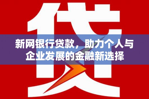 南岳新网银行贷款，助力个人与企业发展的金融新选择