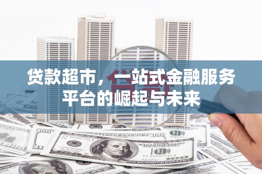 循化贷款超市，一站式金融服务平台的崛起与未来