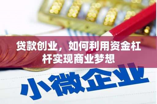 澄城贷款创业，如何利用资金杠杆实现商业梦想