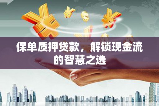 沙湾保单质押贷款，解锁现金流的智慧之选