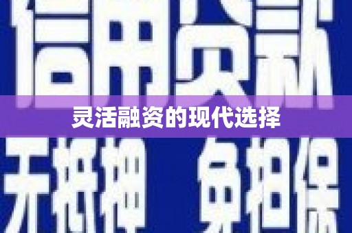 沈河灵活融资的现代选择